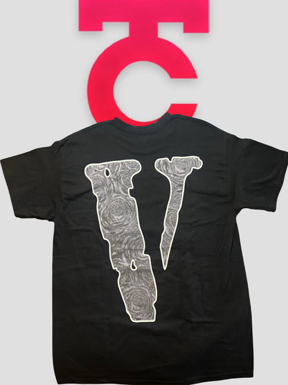 Pop Smoke x Vlone The Woo Tee Black