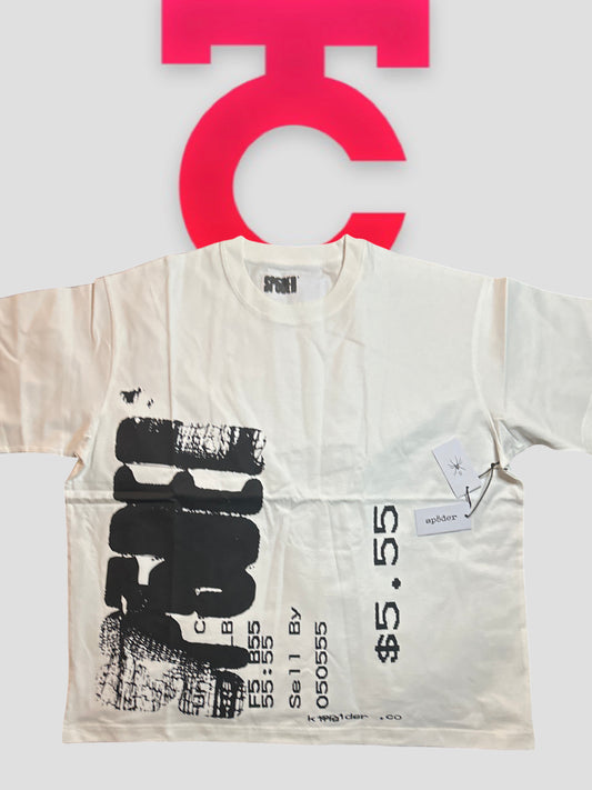 Sp5der Receipt Tee White