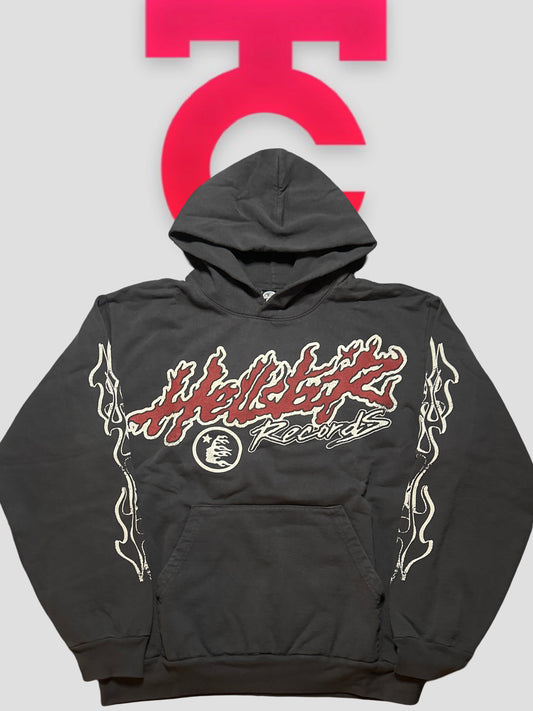 Hellstar Overseas Exclusive Records Tour Hoodie Ash Grey