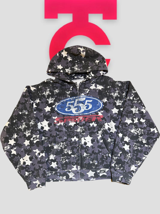 Sp5der 555 Star Camo Zip Up cover