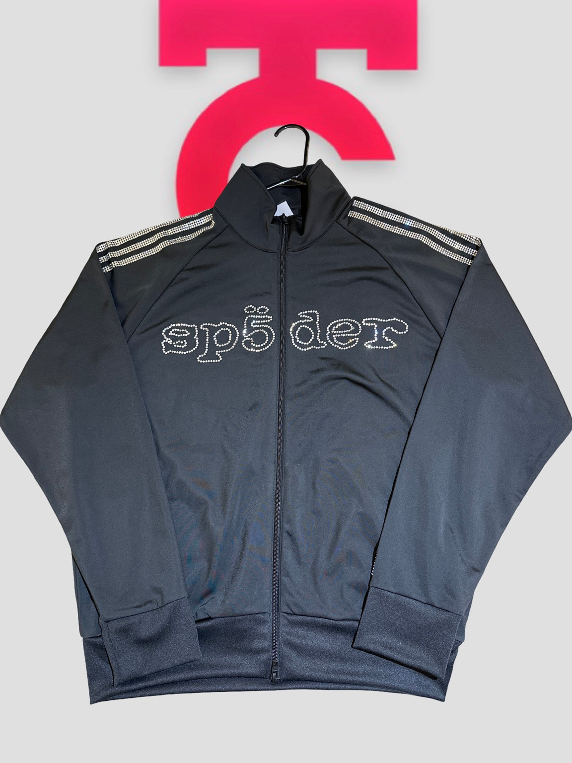 Sp5der x adidas Track Jacket Black cover