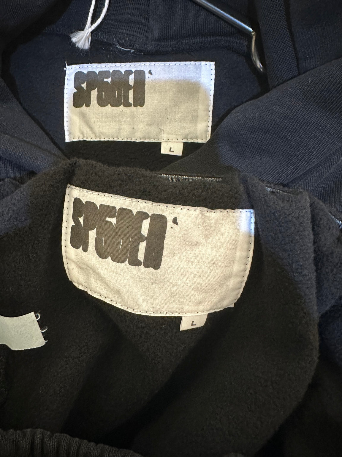 Sp5der ATLANTA Tracksuit Black size tags Large
