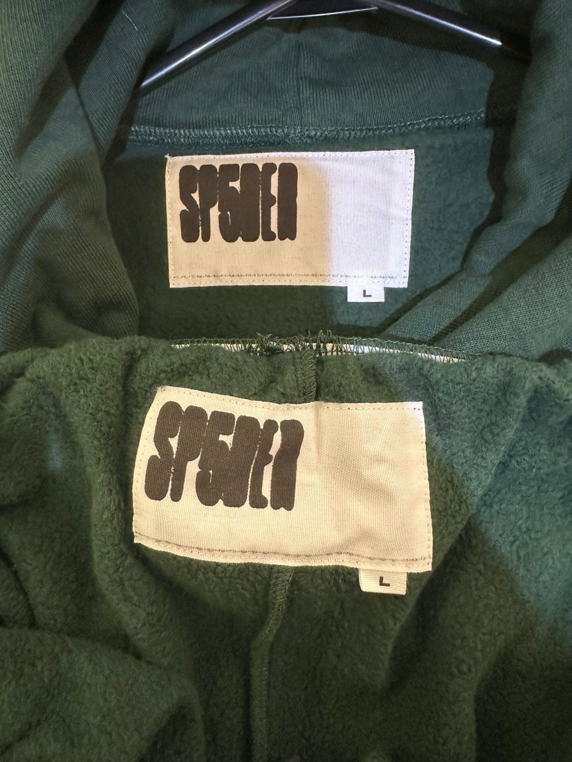 Sp5der Heavy Web Forest Grey Set size tags Large
