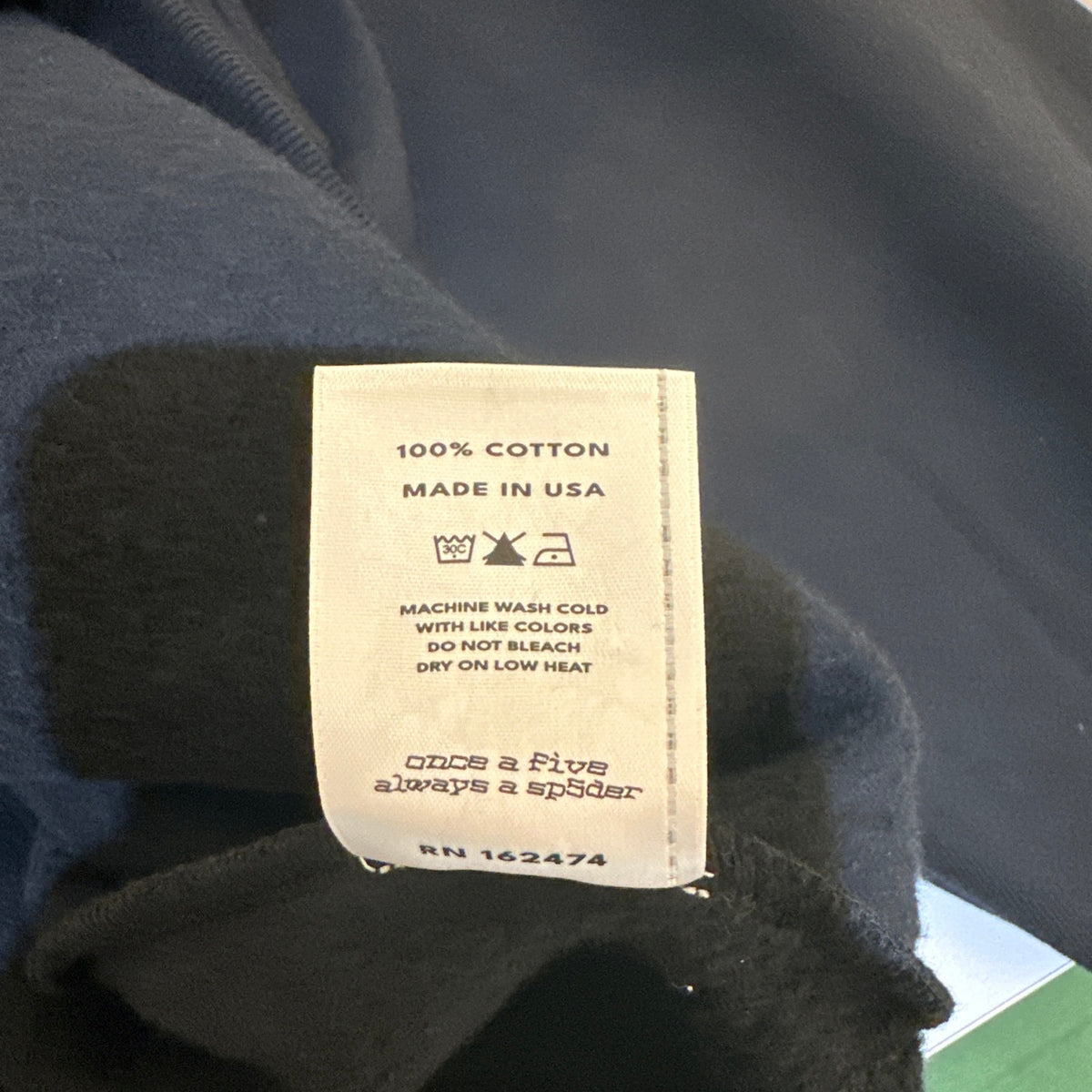 Sp5der x Opium OG Web Hoodie Black care tag