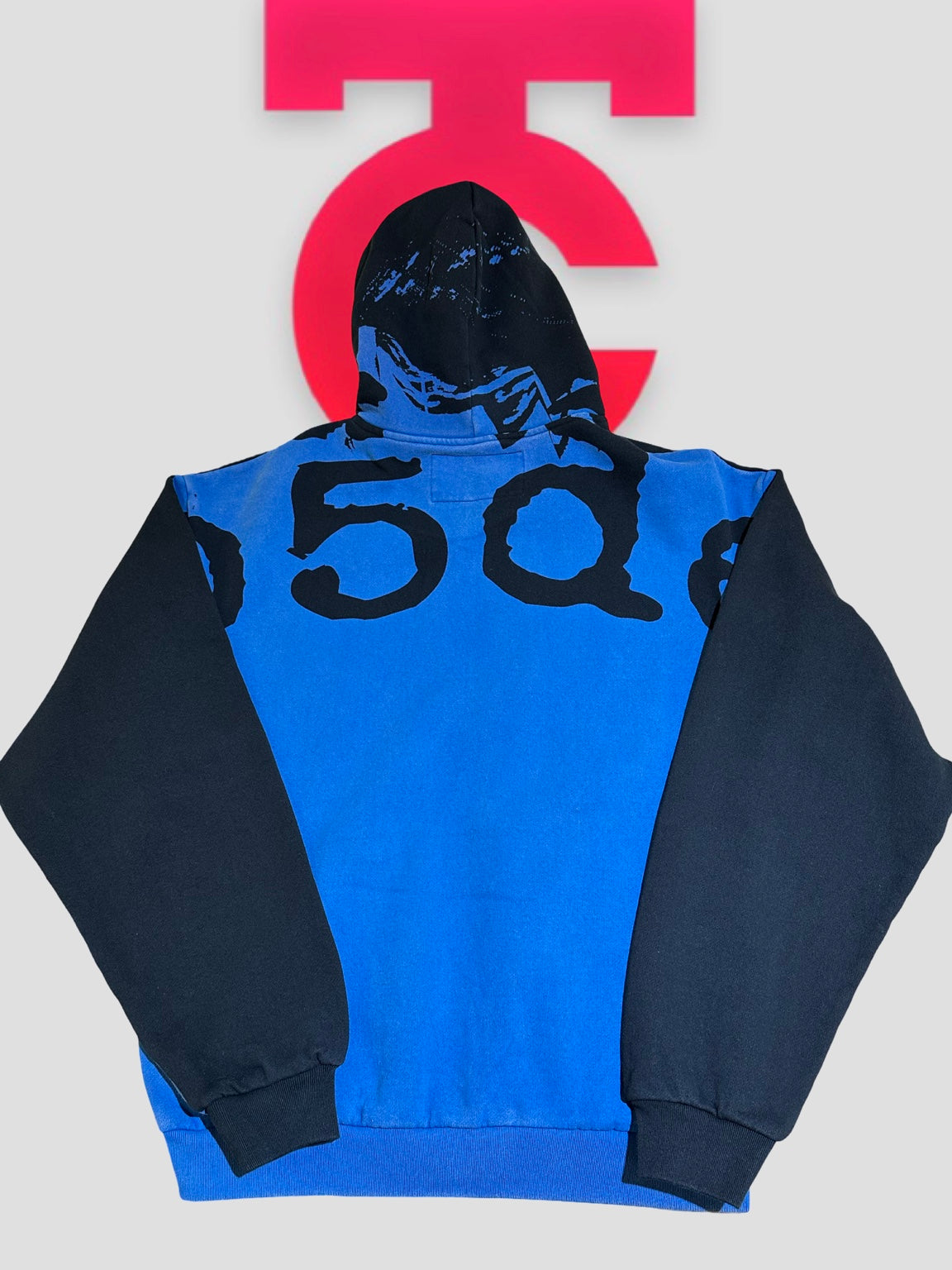 Sp5der Overspray Zip Up Blue Black back