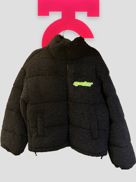 Sp5der Sherpa Puffer Jacket Black cover
