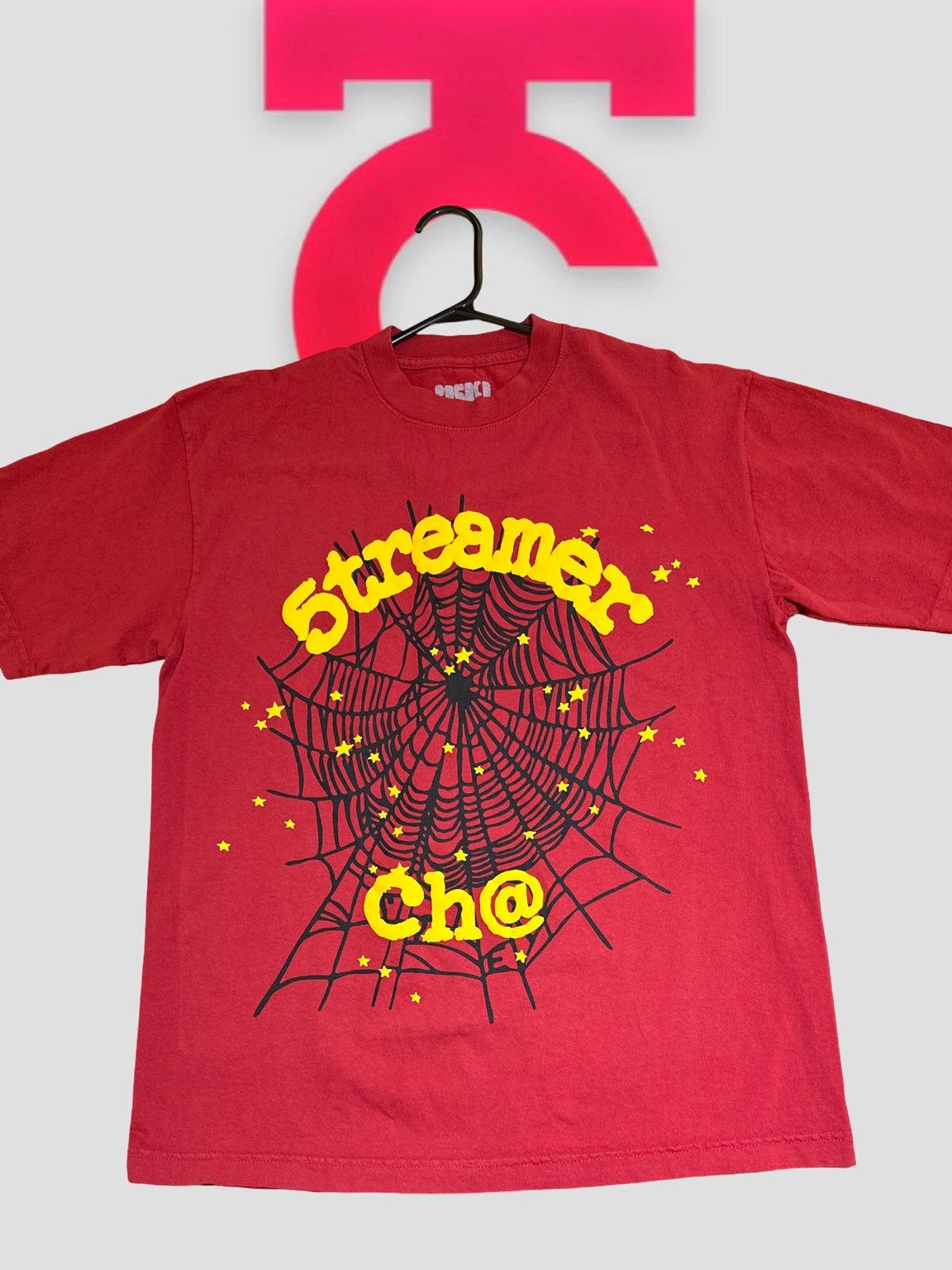 Sp5der x Streamer University Tee Red cover